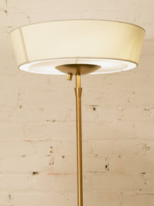 Torchiere Floor Lamp in Gold