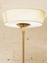 Load image into Gallery viewer, Torchiere Floor Lamp in Gold
