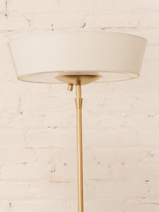 Torchiere Floor Lamp in Gold