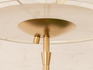 Torchiere Floor Lamp in Gold