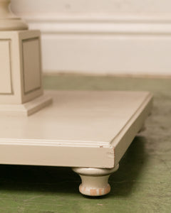 Marble Pedestal Vintage End Table