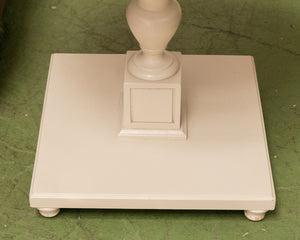 Marble Pedestal Vintage End Table