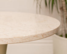 Load image into Gallery viewer, Marble Pedestal Vintage End Table
