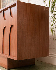 Scandinavian Credenza with Plinth Base