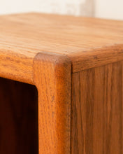 Load image into Gallery viewer, Record Holders Oak End Table
