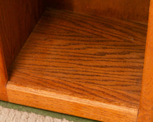 Load image into Gallery viewer, Record Holders Oak End Table
