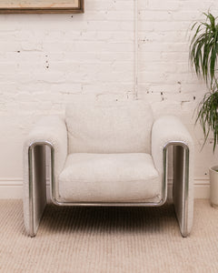 Chrome Arch Lounge Chair