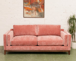 Lisette Sofa in Bianca Rosewood