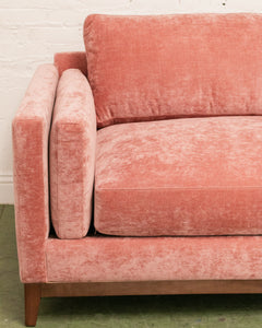 Lisette Sofa in Bianca Rosewood