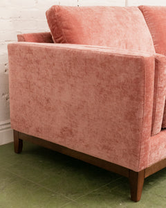 Lisette Sofa in Bianca Rosewood