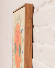 Load image into Gallery viewer, Boho Sun Art Print by Pan Dulce in Wooden Frame
