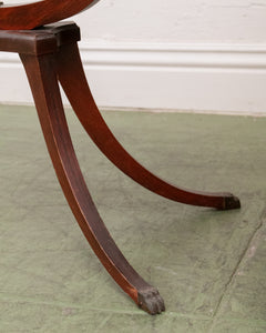 Walnut Display End Table