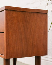 Load image into Gallery viewer, 2 Drawer Formica Top Nightstand
