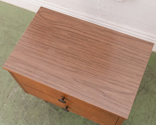 Load image into Gallery viewer, 2 Drawer Formica Top Nightstand
