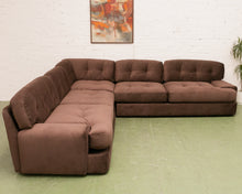 Load image into Gallery viewer, Mosley Sectional Sofa in Chocolate Brown
