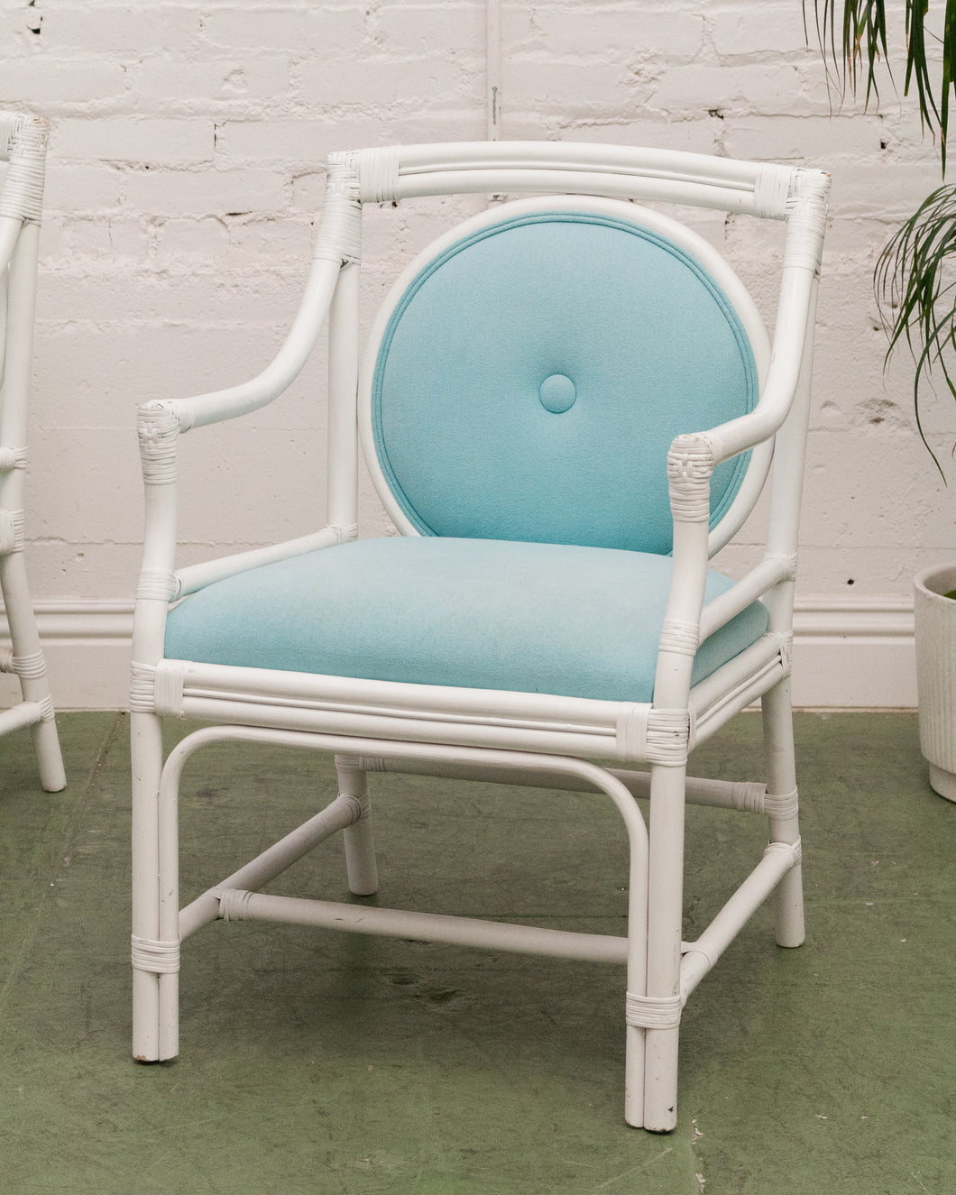 Dusty Blue Vintage Chair