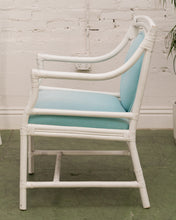 Load image into Gallery viewer, Dusty Blue Vintage Chair
