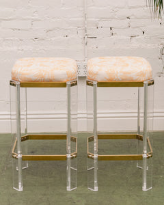 Lucite Vintage Counter Stools