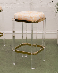 Lucite Vintage Counter Stools