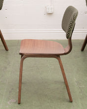 Load image into Gallery viewer, Checkered Green Bentwood Chair
