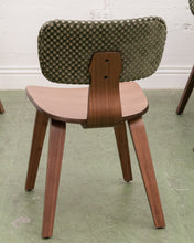 Load image into Gallery viewer, Checkered Green Bentwood Chair
