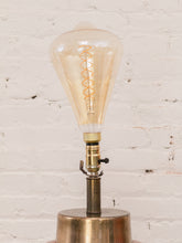 Load image into Gallery viewer, Huge Brown Lamp With Edison Bulb (as-is)
