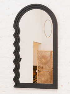 Black Abstract Mirror