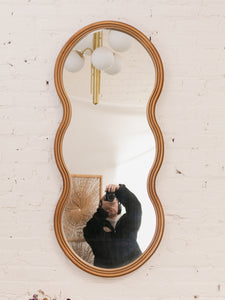 Gold Wavy Mirror