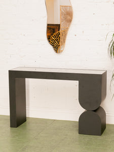 Black Modern Entry Table