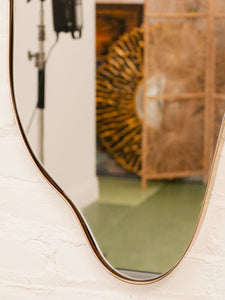 Abstract Gold Mirror