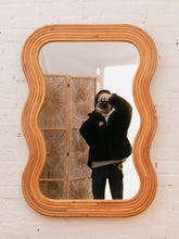 Load image into Gallery viewer, Reeded 2 Piece Mirror and Console
