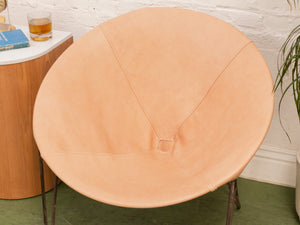 Circle Leather Chair