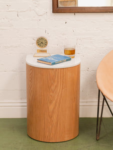 Light Wood Arch Side Table