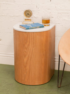 Light Wood Arch Side Table