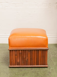 Bamboo Stool with Caramel Seat