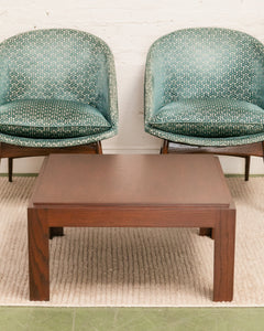 Square 1970’s Mid Century Side Coffee Table