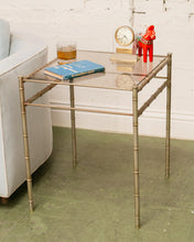 Load image into Gallery viewer, Bamboo Mid Century End Table
