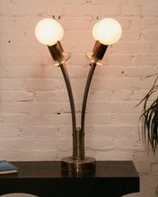 Load image into Gallery viewer, 4 Headed Brass Globe Lamp
