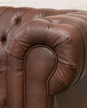 Load image into Gallery viewer, Brown Chesterfield Sofa
