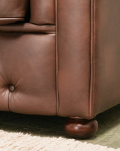 Load image into Gallery viewer, Brown Chesterfield Sofa
