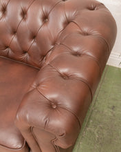 Load image into Gallery viewer, Brown Chesterfield Sofa
