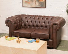 Load image into Gallery viewer, Brown Chesterfield Sofa
