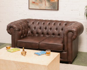 Brown Chesterfield Sofa