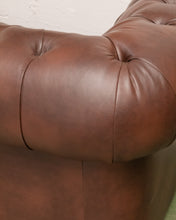 Load image into Gallery viewer, Brown Chesterfield Sofa
