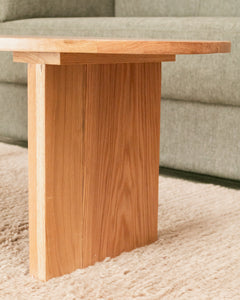 Solid Oak Amoeba Coffee Table