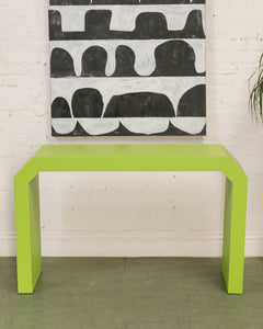 Apple Green Entry Table