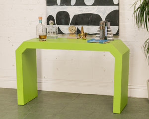 Apple Green Entry Table