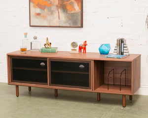 Edmund LP Record Storage Credenza