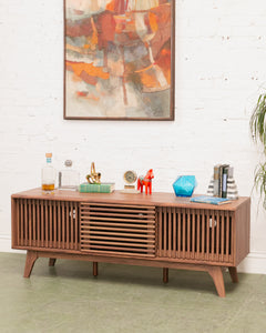 Axel Slat Credenza Media Stand