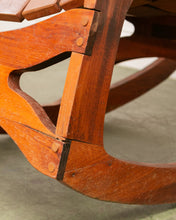 Load image into Gallery viewer, American Designer, Rocking Chair, Pine, Cord, USA, 1970
